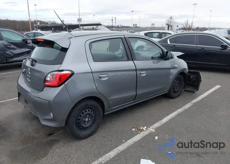 2021 Mitsubishi Mirage Carbonite Edition/Es/Le z USA, uszkodzony, nr VIN ML32AUHJ9MH010160